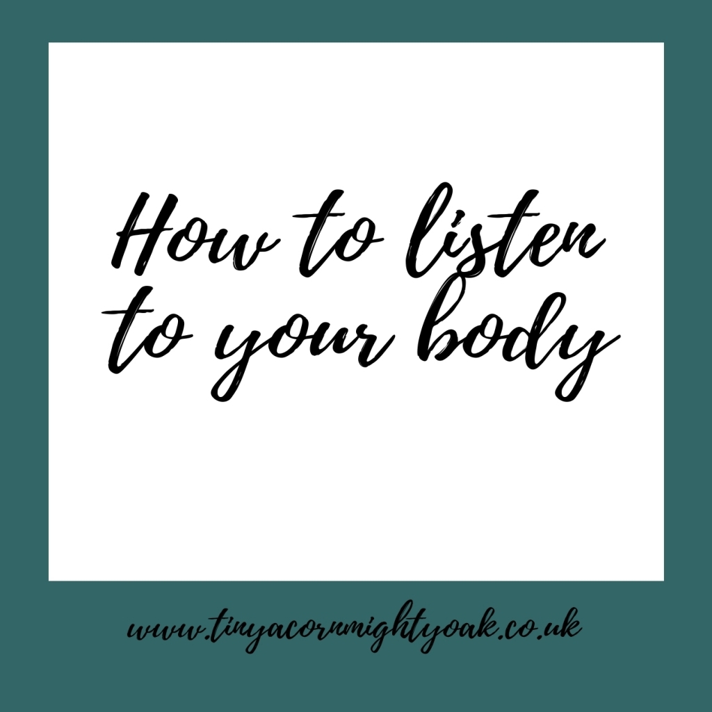 Nourish: How to listen to your body