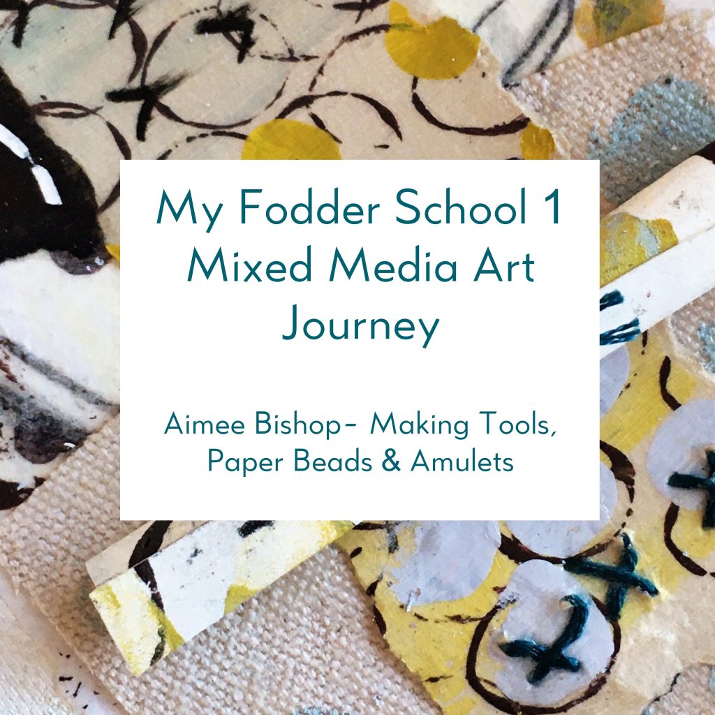 Fodder School 1 - Collage Fodder - Aimee Bishop - Mixed Media Art Online Course