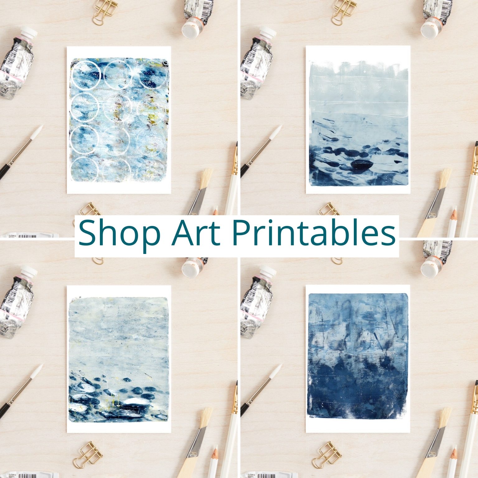 Mixed Media Art for Beginners 5 ways to start a blank canvas or page